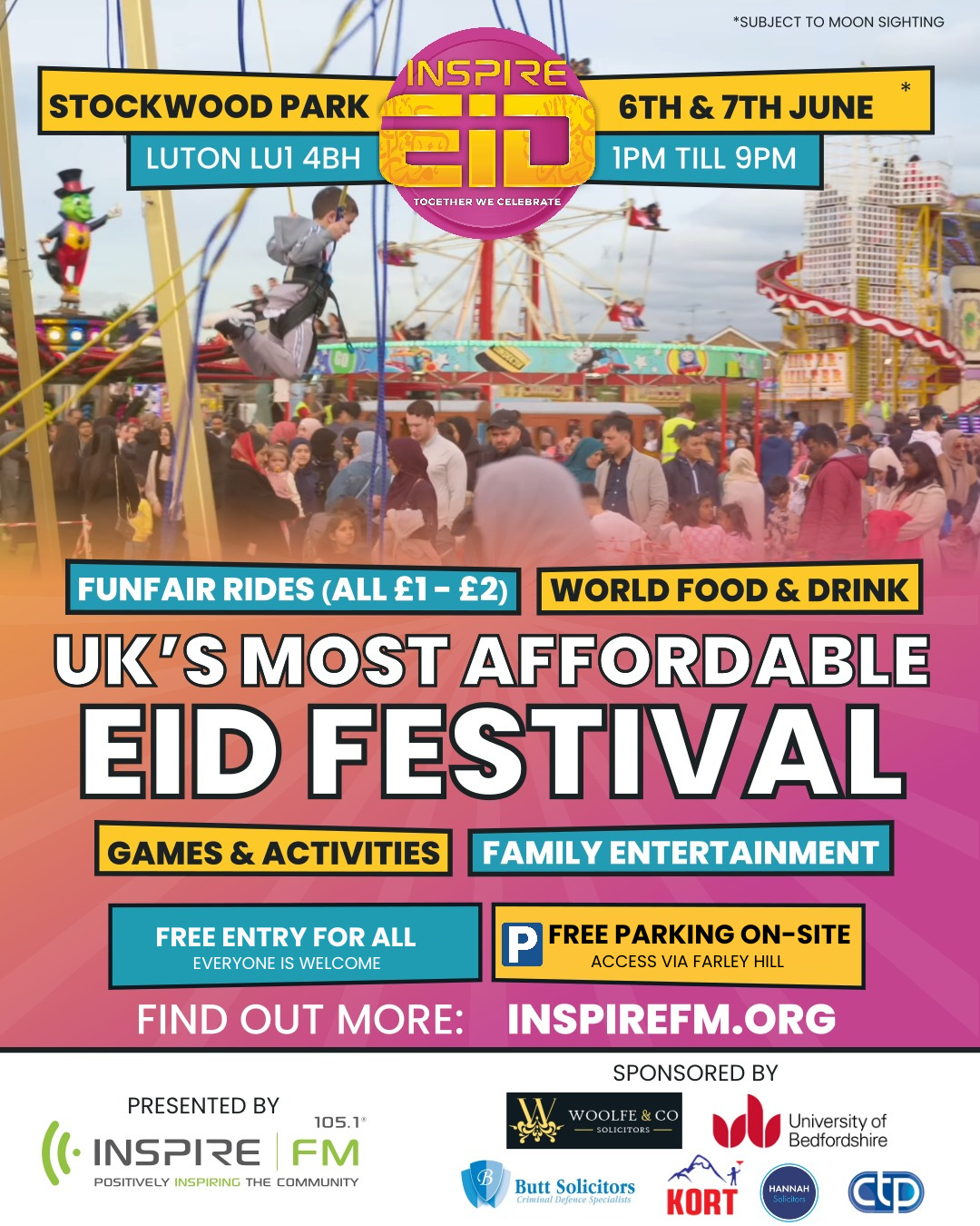 Inspire Eid returns to Stockwood Park to celebrate Eid ul-Adha